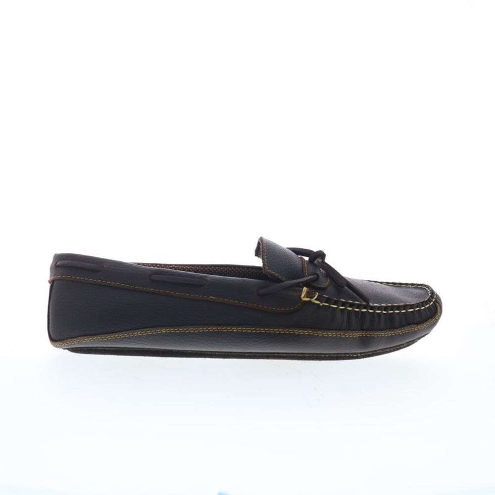 Hitchcock Mens Soft Sole Moc Brown Shoes (NWT)